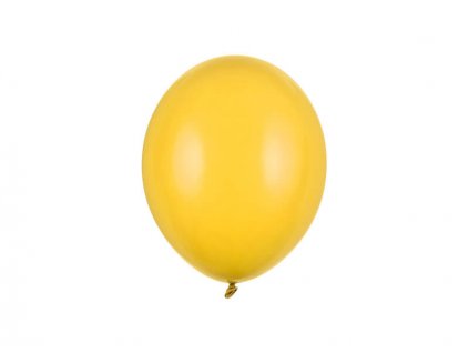 Pastelový nafukovací balónek v žluté barvě