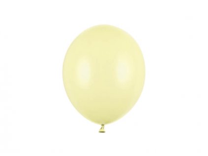 Pastelový nafukovací balónek v žluté barvě