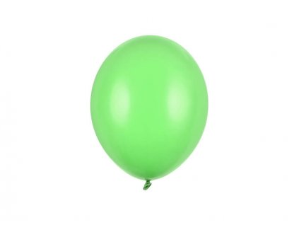 Pastelový nafukovací balónek v zelené barvě