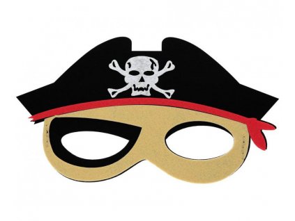 Plstěná maska, pirát