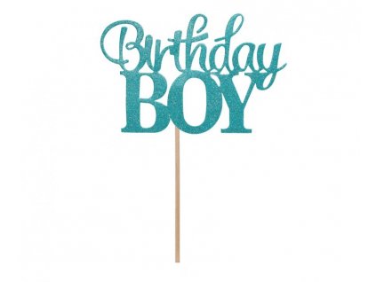 Papírová dekorace na dort, Birthday Boy