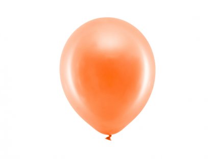 Balónek metalický 23cm, oranžová