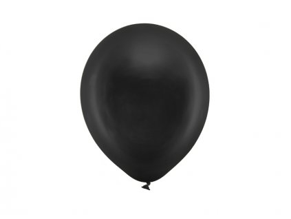 Balónek metalický 23cm, černá
