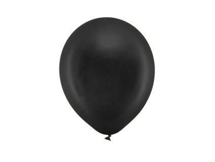 Balónek metalický 23cm, černá