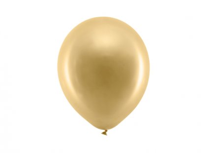 Balónek metalický 23cm, zlatá