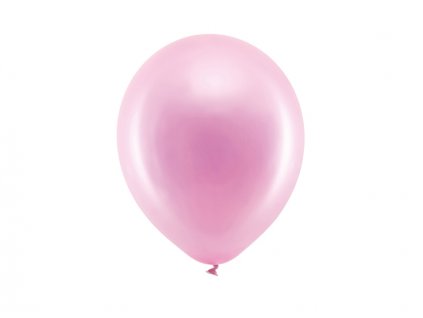 Balónek metalický 23cm, růžová