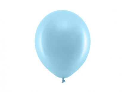 Balónek pastelový 23cm, světle modrá