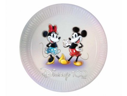 Papírové talířky Mickey a Minnie Mouse