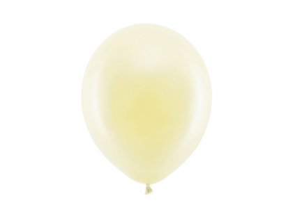 Balónek pastelový 23cm, krémová