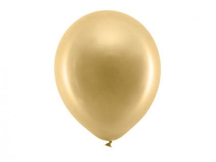 Balónek metalický 30cm, zlatá