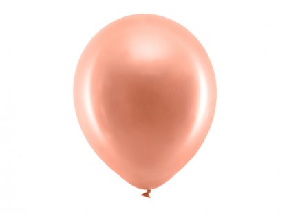 Balónek metalický 30cm, růžové zlato