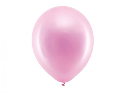 Balónek metalický 30cm, růžová
