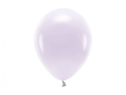 Světle šeříkový ekologický nafukovací balónek, pastelový