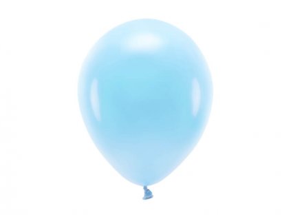 Nebesky modrý ekologický nafukovací balónek, pastelový