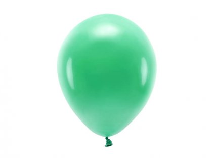 Zelený ekologický nafukovací balónek, pastelový