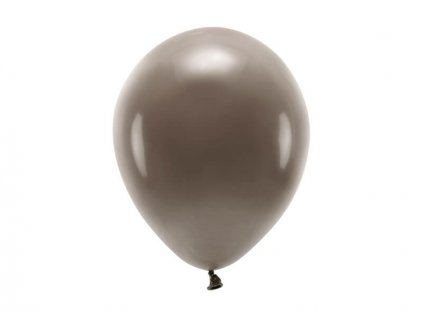 Hnědý ekologický nafukovací balónek, pastelový