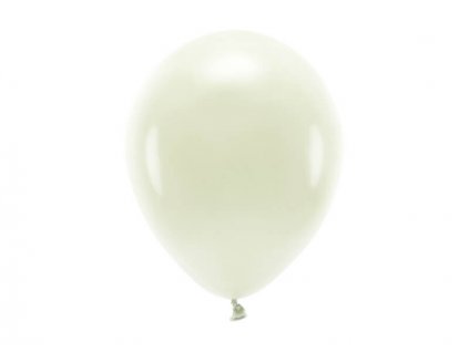 Krémový ekologický nafukovací balónek, pastelový