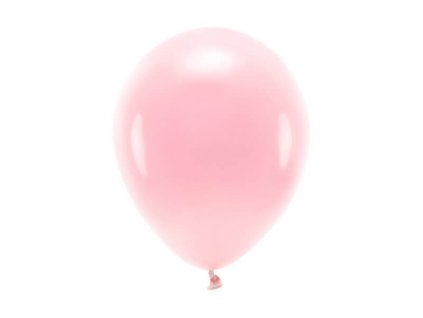 Růžový ekologický nafukovací balónek, pastelový