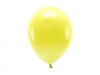 Žlutý ekologický nafukovací balónek, pastelový