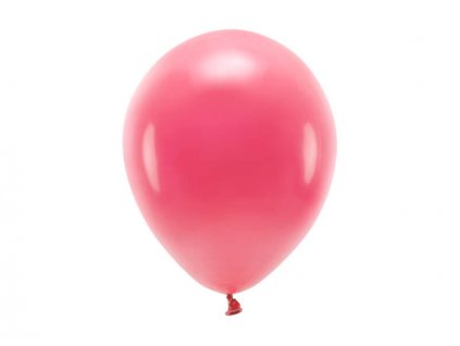 Světke červený mintový ekologický nafukovací balónek, pastelový