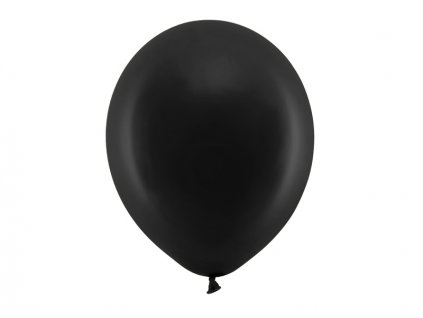 Balónek pastelový 30cm, černá