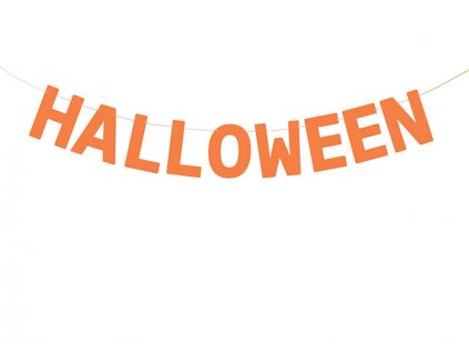 Banner Halloween, oranžová