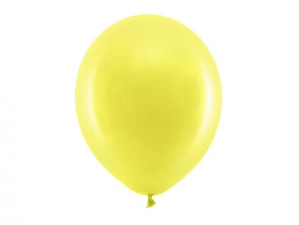 Balónek pastelový 30cm, žlutá