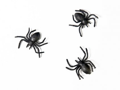 Plastoví pavouci, 3x3cm