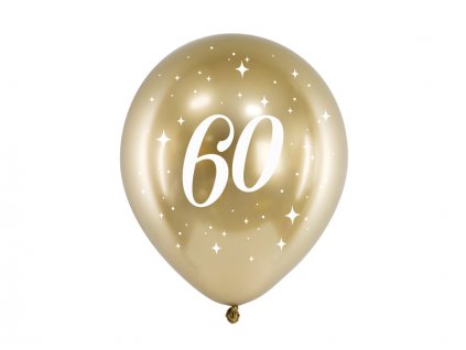 Balónek s potiskem čísla 60