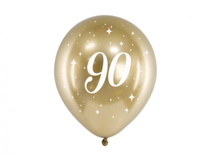 Balónek s potiskem čísla 90