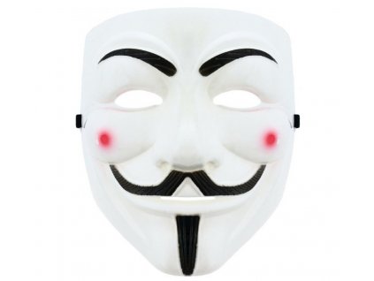 Plastová maska anonymous