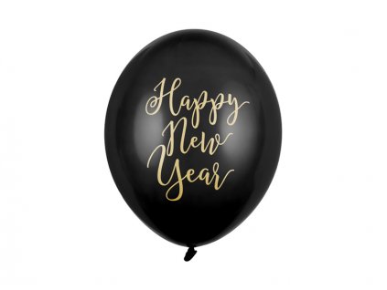 Nafukovací balónek s potiskem happy new year na silvestr