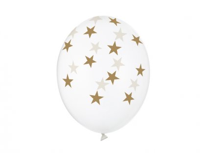 Čirý balónek s potiskem hvězd
