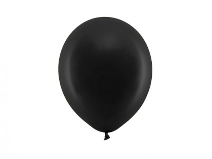Balónek pastelový 23cm, černá