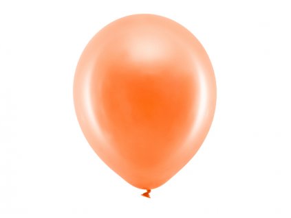 Balónek metalický 30cm, oranžová