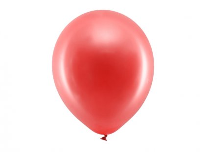 Balónek metalický 30cm, červená