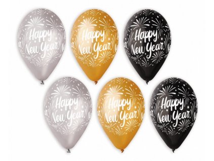 Balónek s nápisem Happy New Year