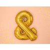 Zlatý nafukovací balónek písmeno &