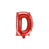 Červený fóliový balónek písmeno D