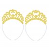 Tiára, zlatá, 2ks