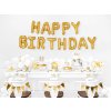 Fóliový balónek, nápis Happy Birthday
