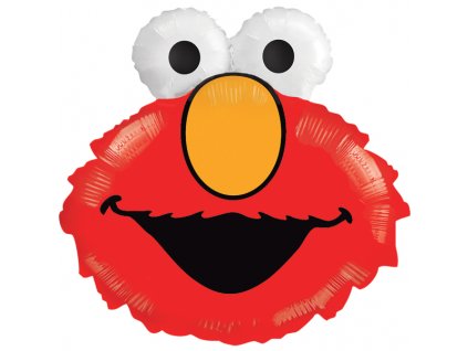 Fóliový balónek SuperShape Elmo -  Sesame Street - červená