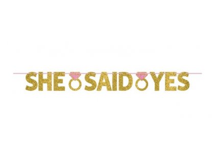 banner she say yes