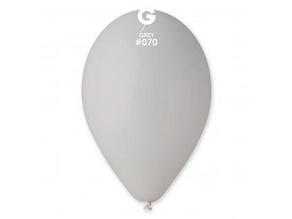 Balónek latexový 26 cm šedý 1 ks
