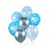 modre balonky k narozeninam