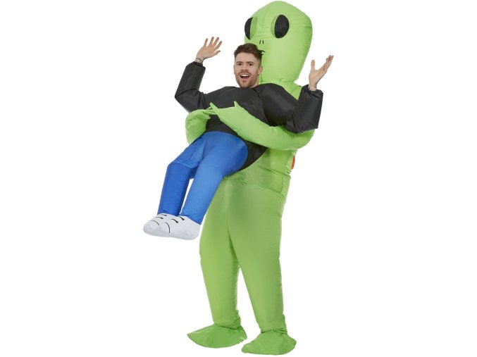 Nafukovací kostým Únos mimozemšťanem.