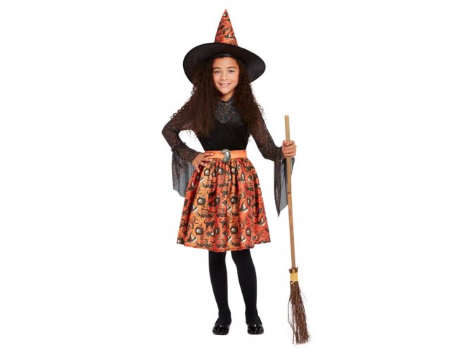 Dětský kostým čarodějnice