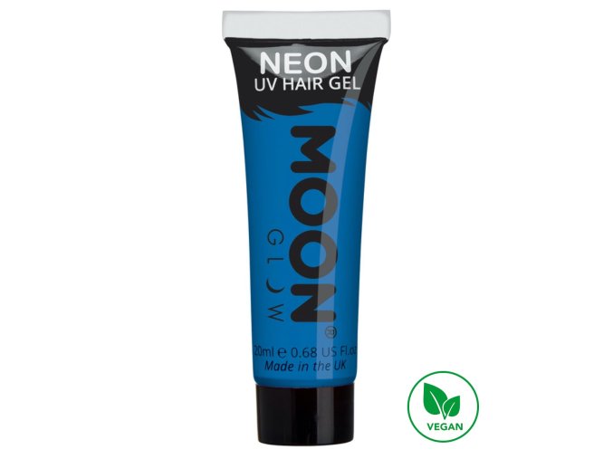 UV NEON gel na vlasy Modrý