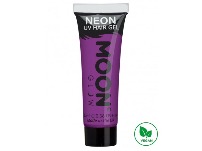 UV NEON gel na vlasy Fialový