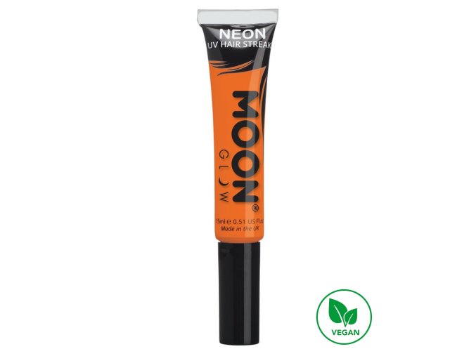 UV NEON proužky do vlasů Oranžové